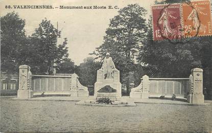 / CPA FRANCE 59 "Valenciennes, monument aux morts"
