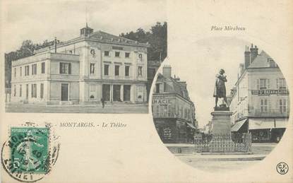 / CPA FRANCE 45 "Montargis, le théâtre, place Mirabeau"