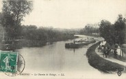 80 Somme / CPA FRANCE 80 "Amiens, le chemin de Halage" / PENICHE