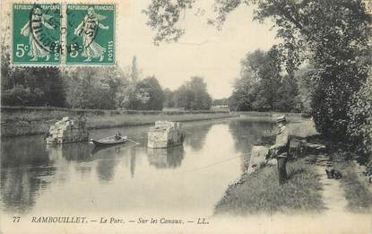 / CPA FRANCE 78 "Rambouillet, le parc"