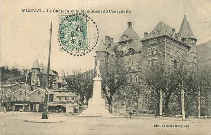 / CPA FRANCE 38 "Vizille, le château et le monument du centenaire"