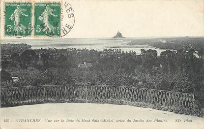CPA FRANCE 50 "Avranches, vue sur la baie du Mont Saint Michel"