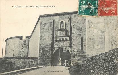 CPA FRANCE 52 "Langres, porte Henri IV"