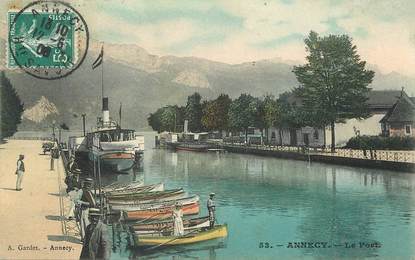 CPA FRANCE 74 "Annecy, le port"