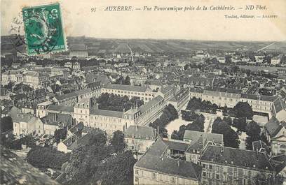 CPA FRANCE 89 "Auxerre, vue panoramique prise de la cathédrale"