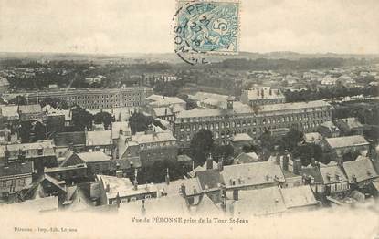 CPA FRANCE 80 "Vue de Peronne"