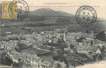 CPA FRANCE 65 "Environs de Bagnères de Bigorre, vue générale d'Asté"