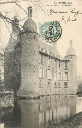 CPA FRANCE 61 "Flers, le château"