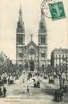 42 Loire CPA FRANCE 42 "Saint Chamond, place de la liberté et église Notre Dame"