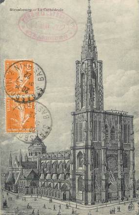 CPA FRANCE 67 "Strasbourg, la Cathédrale"