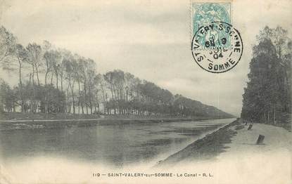 CPA FRANCE 80 "Saint Valéry sur Somme, le canal"