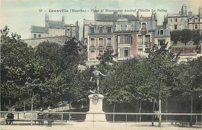 CPA FRANCE 50 "Granville, place et monument"