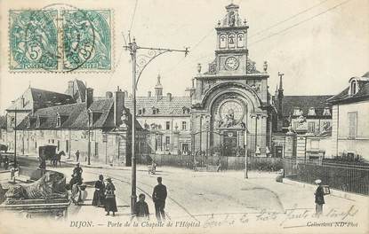 CPA FRANCE 21 "Dijon, porte de la chapelle de l'Hôpital"