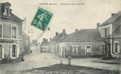 CPA FRANCE 72 "Changé, route du bois Martin"