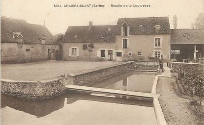 CPA FRANCE 72 "Champaissant, moulin de la Louvresse"