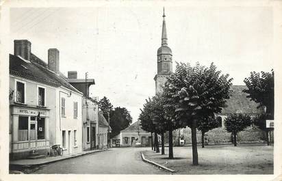 CPSM FRANCE 72 "Champagné, place de l'église et terrain de basket ball"