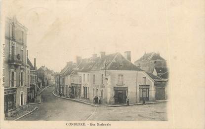 CPA FRANCE 72 "Connerre, rue nationale"