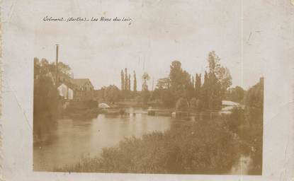 CARTE PHOTO FRANCE 72 "Coëmont, les rives du Loir"