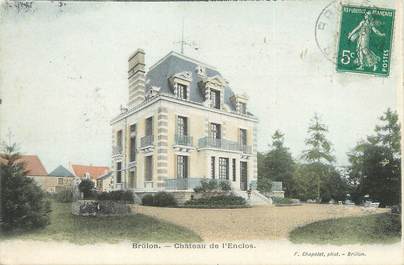 CPA FRANCE 72 "Brulon, château de l'Enclos"