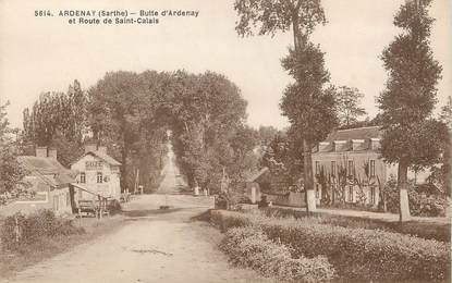 CPA FRANCE 72 "Ardenay, butte d'Ardenay et route de Saint Calais"