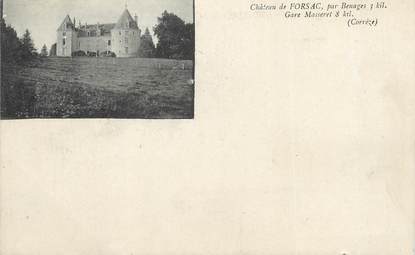 CPA FRANCE 19 "Château de Forsac"