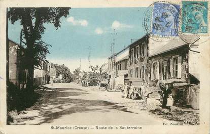 CPA FRANCE 23 "Saint Maurice, route de la Souterraine"