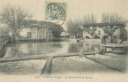 CPA FRANCE 84 "L'Isle sur Sorgue, le rond point du bassin"