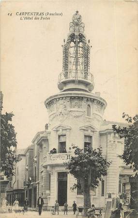 CPA FRANCE 84 "Carpentras, l'hôtel des postes"