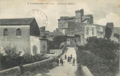 CPA FRANCE 84 "Lourmarin, avenue du château"