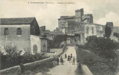 CPA FRANCE 84 "Lourmarin, avenue du château "