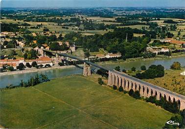 CPSM FRANCE 17 "Tonnay Charente, l'ancien pont suspendu"