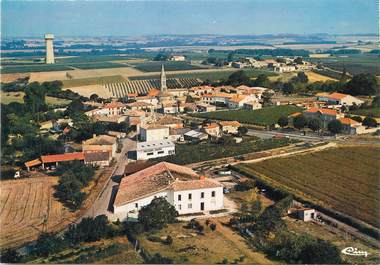 CPSM FRANCE 17 "Chenac, Saint Seurin d'Uzet, vue générale aérienne"