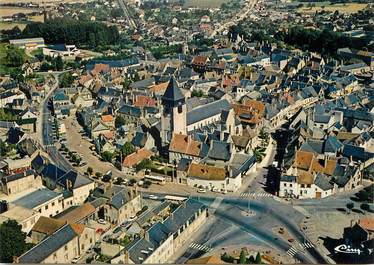 CPSM FRANCE 18 "Aubigny sur Nere, vue générale aérienne"