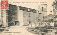 84 Vaucluse / CPA FRANCE 84 "Ménerbes, l'église et le tombeau du général Baron Robert"