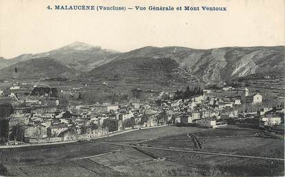 / CPA FRANCE 84 "Malaucène, vue générale et Mont Ventoux"