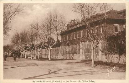 / CPA FRANCE 13 "Salin de Giraud, les bureaux de l'usine de Solvay"