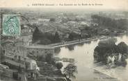 33 Gironde / CPA FRANCE 33 "Coutras, vue générale sur les Bords de la Dronne"