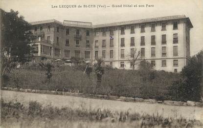 / CPA FRANCE 83 "Les Lecques Saint Cyr, grand hôtel et son parc"