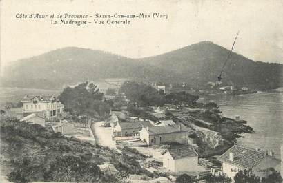 / CPA FRANCE 83 "Saint Cyr sur Mer, la Madrague, vue générale"