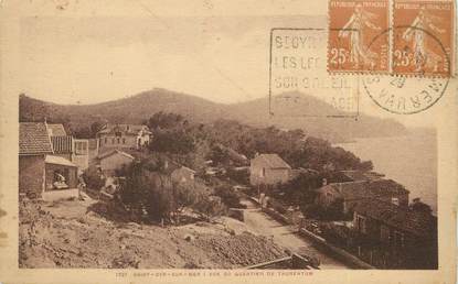 / CPA FRANCE 83 "Saint Cyr sur Mer, vue de quartier de Taurentum"