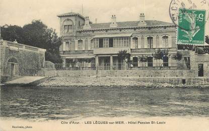 / CPA FRANCE 83 "Les Lecques sur Mer, hôtel Pension Saint Louis"