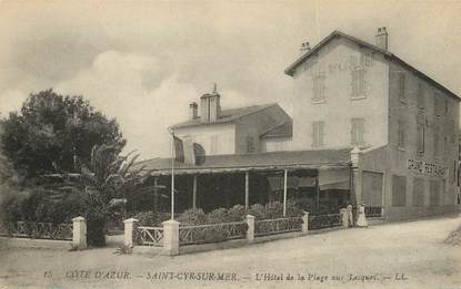 / CPA FRANCE 83 "Saint Cyr sur Mer, l'hôtel de la plage aux Lecques"