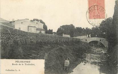 / CPA FRANCE 13  "Pélissanne, bords de la Touloubre"