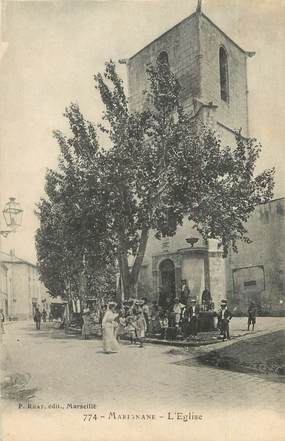 / CPA FRANCE 13 "Marignane, l'église"