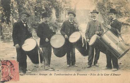 / CPA FRANCE 13 "Aix en Provence, groupe de Tambourinaires de Provence"