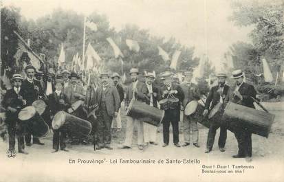 / CPA FRANCE 13 "En provence, les tambourinaires de Santot Estello"