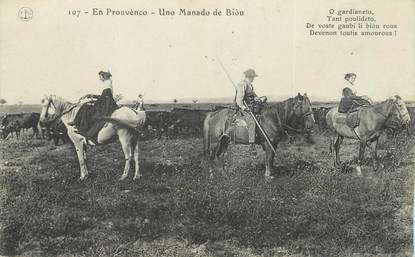 / CPA FRANCE 13 "En provence" /  CHEVAUX