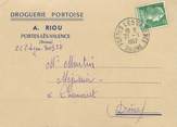 26 DrÔme / CPA FRANCE 26 "Portes Lès Valence" / DROGUERIE / CARTE PUBLICITAIRE