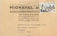 34 Herault / CPSM FRANCE 34 "Montferrier, Mignaval' / CARTE PUBLICITAIRE