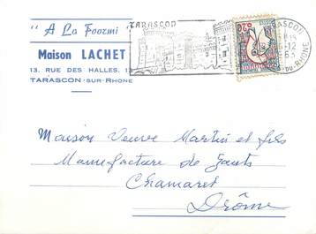 / CPSM FRANCE 13 "Tarascon, maison Lachet" /  CARTE PUBLICITAIRE